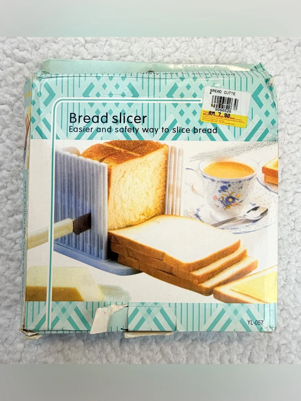 (NIB) White Bread Slicer Guide, OS